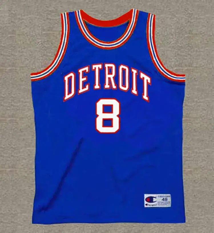 WALT BELLAMY Detroit Pistons 1969 NBA Throwback Basketball Jersey