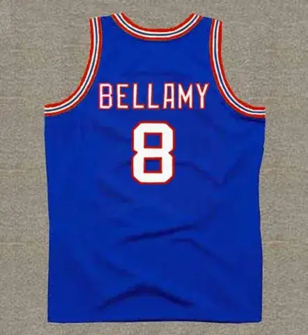 WALT BELLAMY Detroit Pistons 1969 NBA Throwback Basketball Jersey 