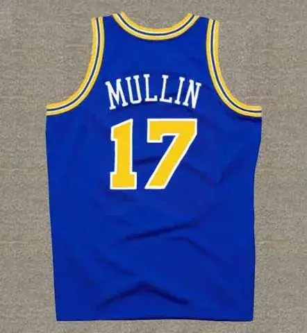 CHRIS MULLIN Golden State Warriors 1991 Throwback NBA Basketball Jersey 