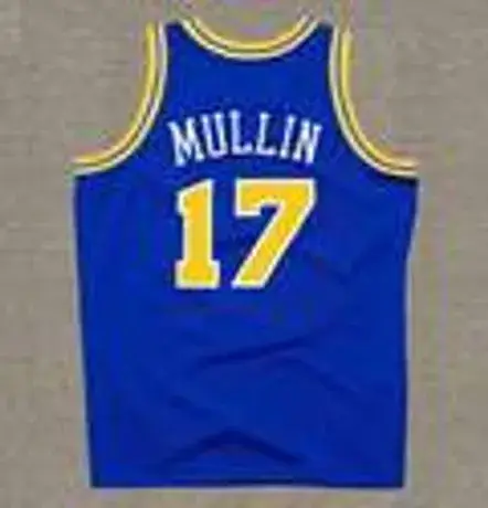 CHRIS MULLIN Golden State Warriors 1991 Throwback NBA Basketball Jersey 