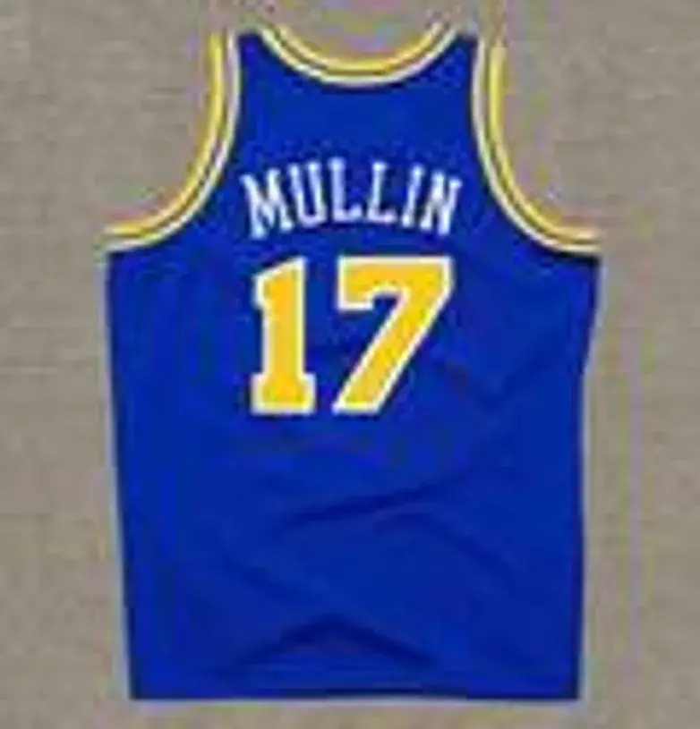 CHRIS MULLIN Golden State Warriors 1991 Throwback NBA Basketball Jersey 