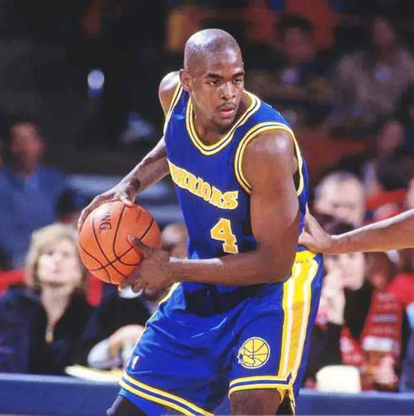 CHRIS WEBBER Golden State Warriors 1993 Throwback NBA Basketball Jersey 