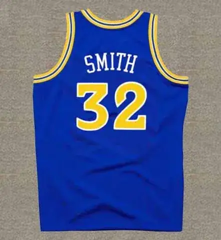 JOE SMITH Golden State Warriors 1996 Throwback NBA Basketball Jersey 