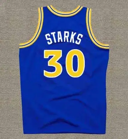 JOHN STARKS Golden State Warriors 1988 Throwback NBA Basketball Jersey 