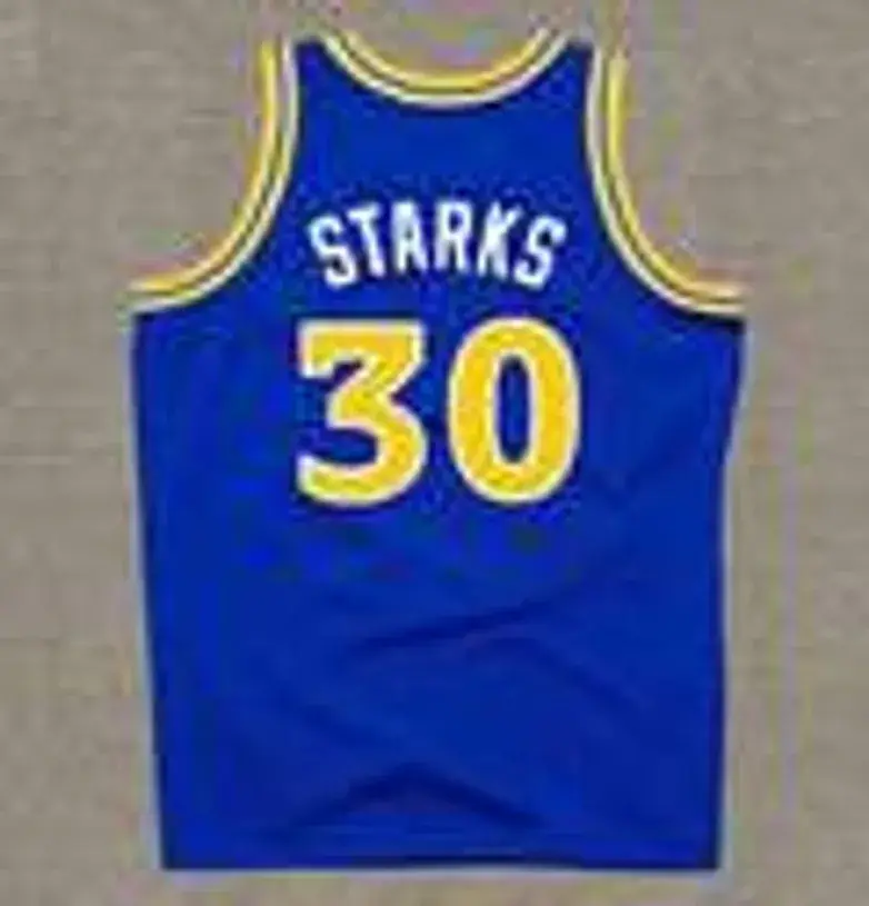 JOHN STARKS Golden State Warriors 1988 Throwback NBA Basketball Jersey 