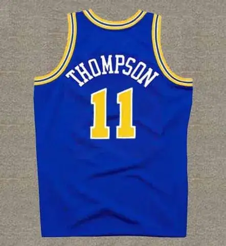 KLAY THOMPSON Golden State Warriors 1990’s Throwback NBA Basketball Jersey 