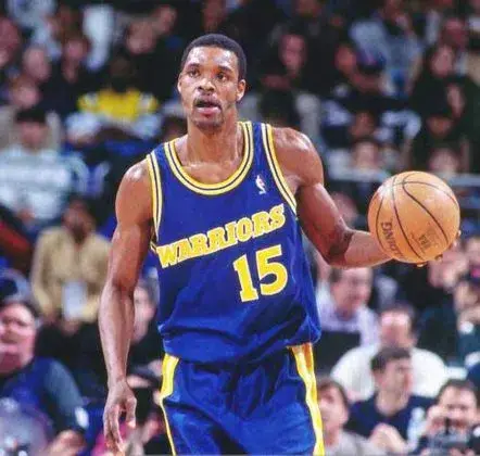 LATRELL SPREWELL Golden State Warriors 1993 Throwback NBA Basketball Jersey 