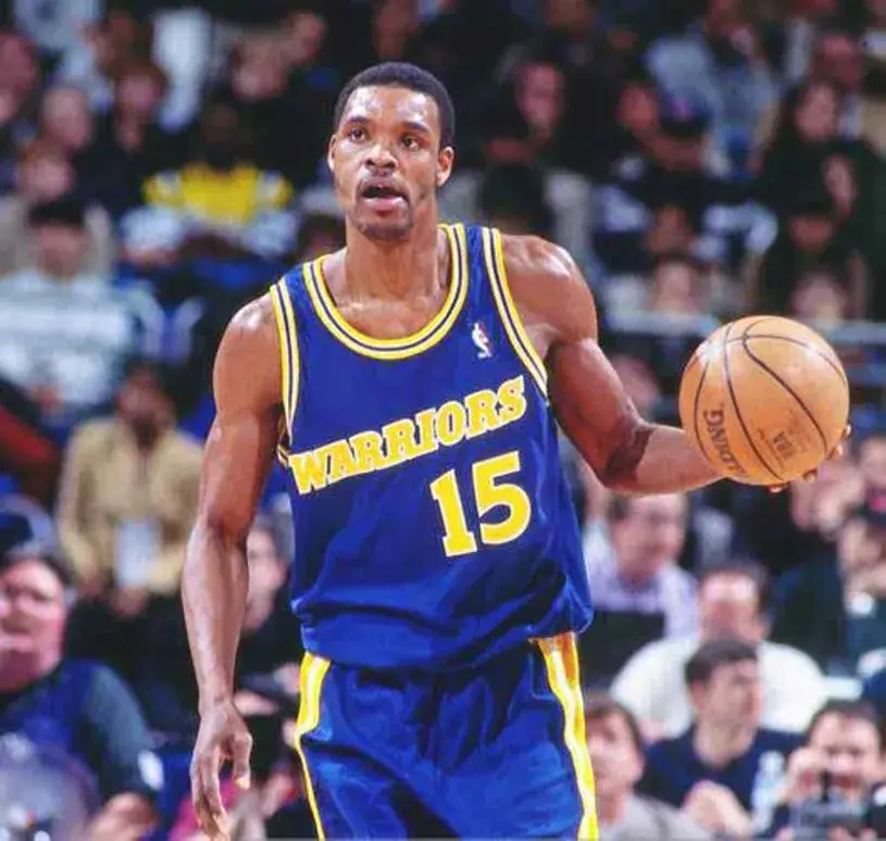 LATRELL SPREWELL Golden State Warriors 1993 Throwback NBA Basketball Jersey 