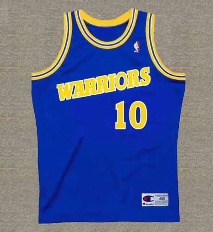 MANUTE BOL Golden State Warriors 1988 Throwback NBA Basketball Jersey