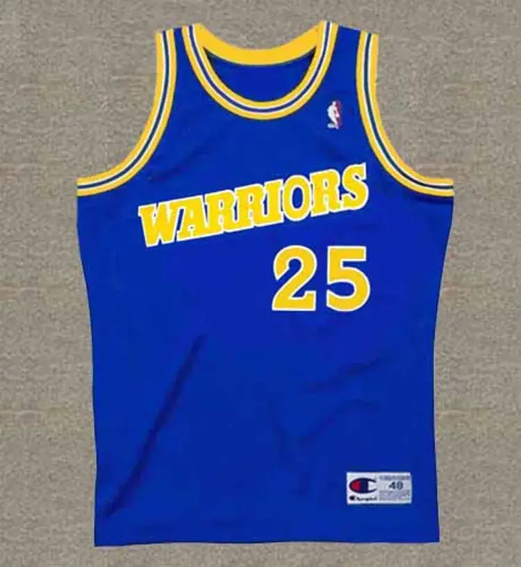 MARK PRICE Golden State Warriors 1996 Throwback NBA Basketball Jersey