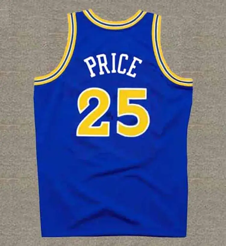MARK PRICE Golden State Warriors 1996 Throwback NBA Basketball Jersey 