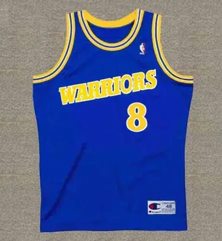 MARQUES JOHNSON Golden State Warriors 1989 Throwback NBA Basketball Jersey