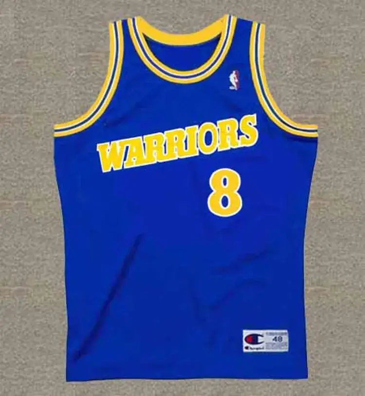 MARQUES JOHNSON Golden State Warriors 1989 Throwback NBA Basketball Jersey