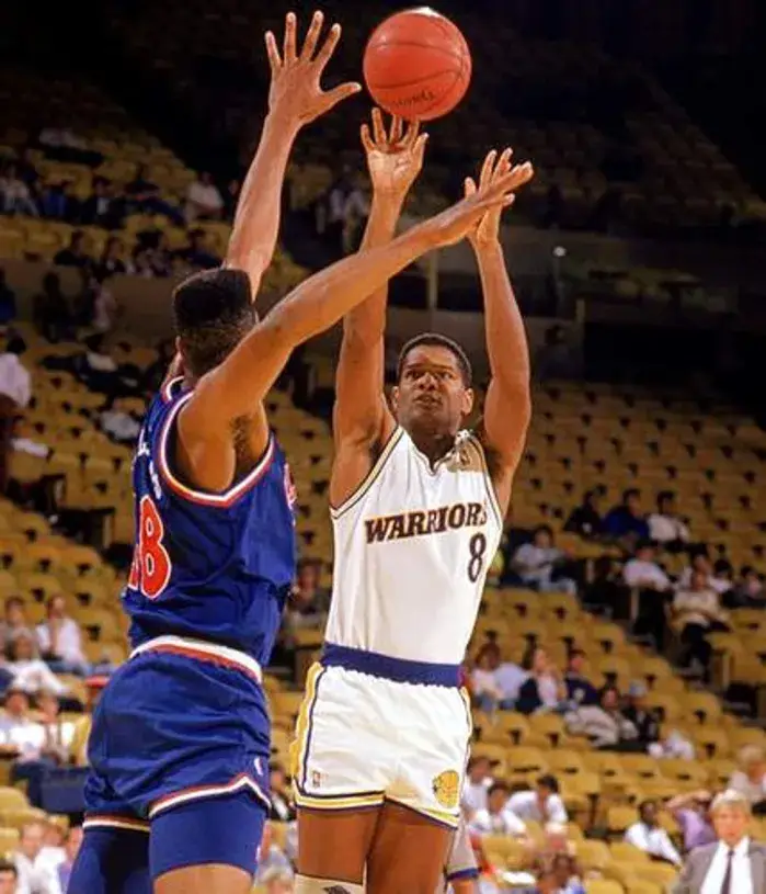 MARQUES JOHNSON Golden State Warriors 1989 Throwback NBA Basketball Jersey 