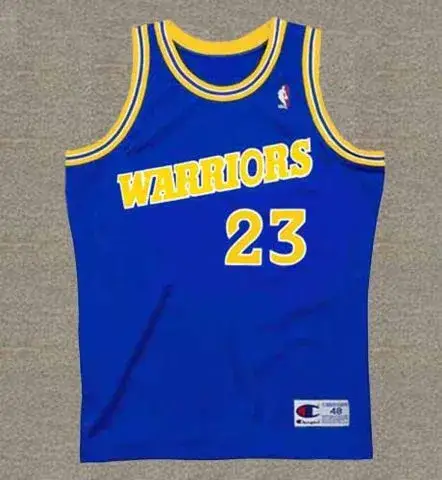 MITCH RICHMOND Golden State Warriors 1993 Throwback NBA Basketball Jersey
