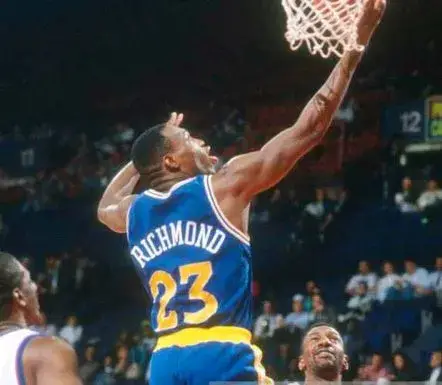 MITCH RICHMOND Golden State Warriors 1993 Throwback NBA Basketball Jersey 