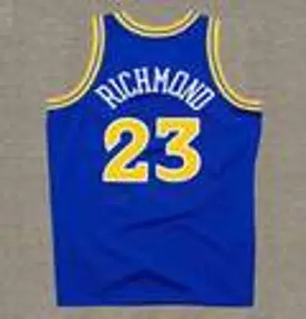 MITCH RICHMOND Golden State Warriors 1993 Throwback NBA Basketball Jersey 