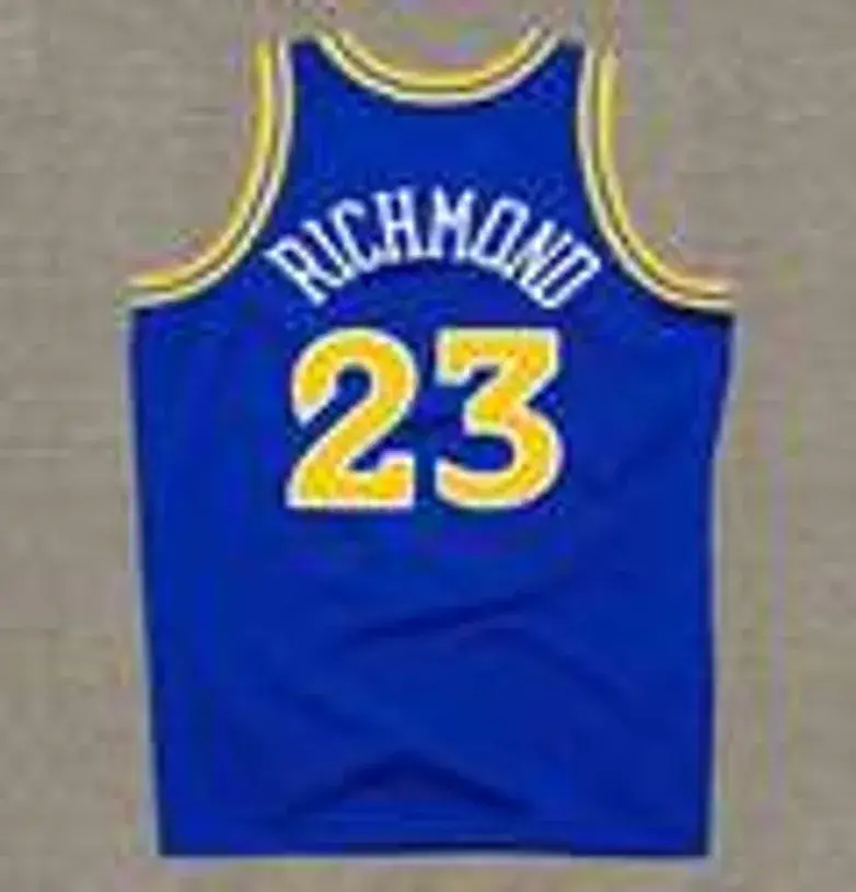 MITCH RICHMOND Golden State Warriors 1993 Throwback NBA Basketball Jersey 