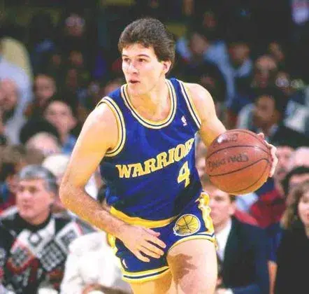 STEVE ALFORD Golden State Warriors 1988 Throwback NBA Basketball Jersey 