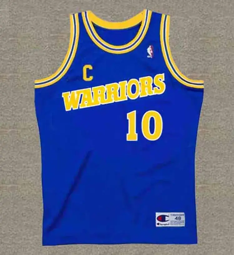 TIM HARDAWAY Golden State Warriors 1994 Throwback NBA Basketball Jersey