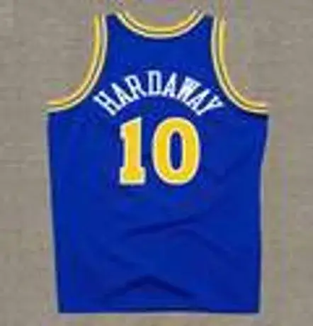TIM HARDAWAY Golden State Warriors 1994 Throwback NBA Basketball Jersey 