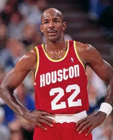 CLYDE DREXLER Houston Rockets 1995 Throwback NBA Basketball Jersey 