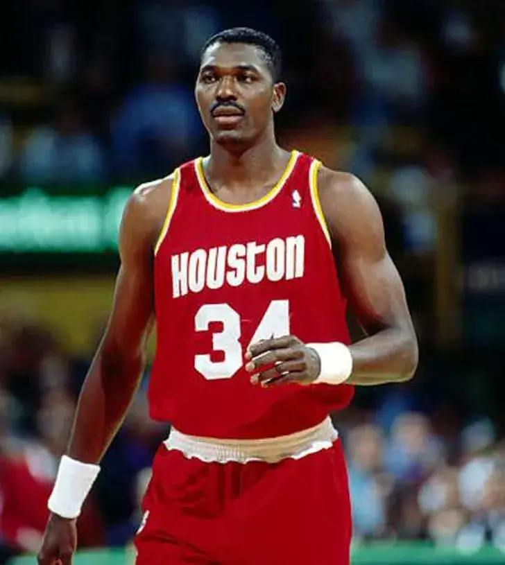 HAKEEM OLAJUWON Houston Rockets 1994 Throwback NBA Basketball Jersey 
