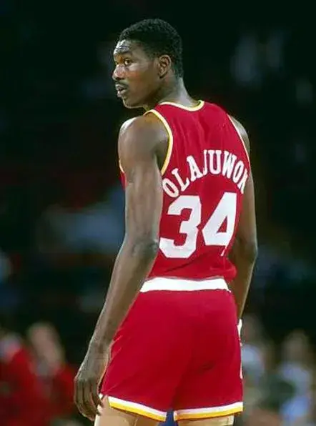 HAKEEM OLAJUWON Houston Rockets 1994 Throwback NBA Basketball Jersey 