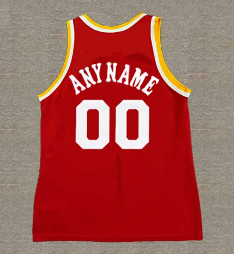 HOUSTON ROCKETS 1990’s Throwback NBA Jersey Customized “Any Name & Number(s)” 