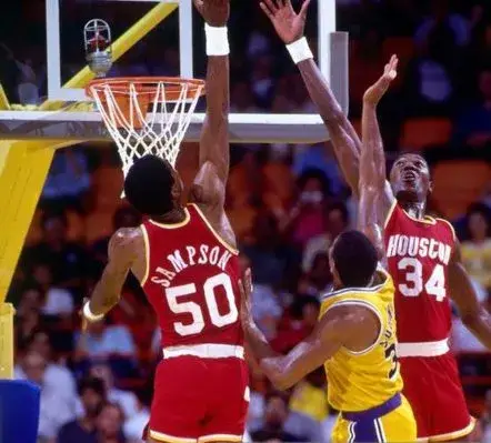 RALPH SAMPSON Houston Rockets 1986 Throwback NBA Basketball Jersey 