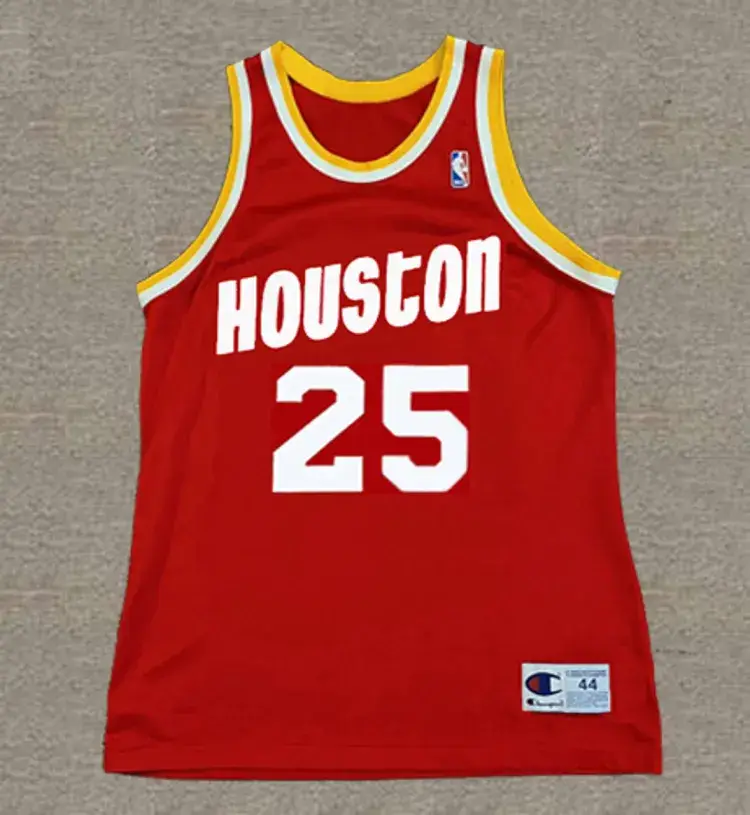 ROBERT HORRY Houston Rockets 1995 Throwback NBA Basketball Jersey
