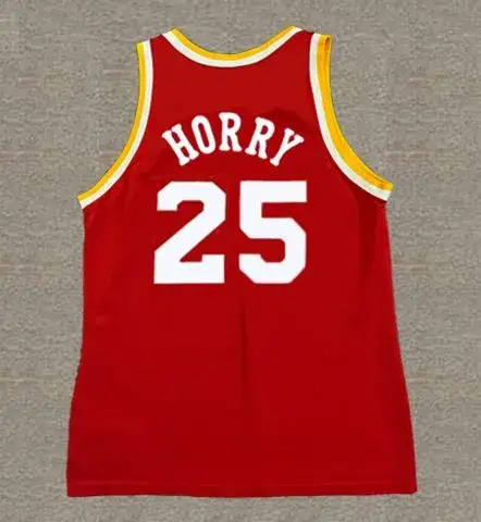 ROBERT HORRY Houston Rockets 1995 Throwback NBA Basketball Jersey 