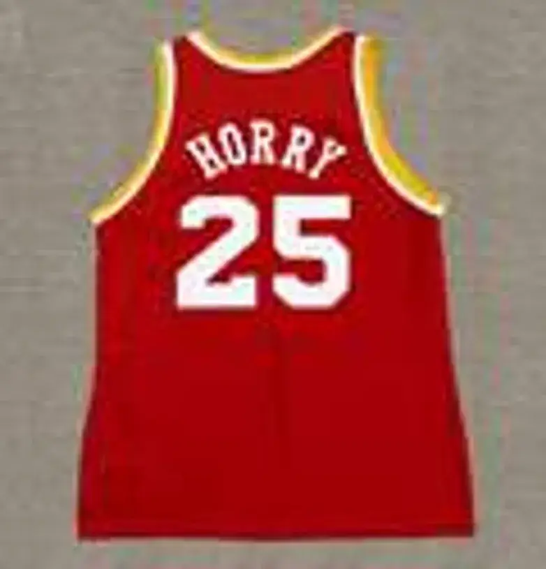 ROBERT HORRY Houston Rockets 1995 Throwback NBA Basketball Jersey 