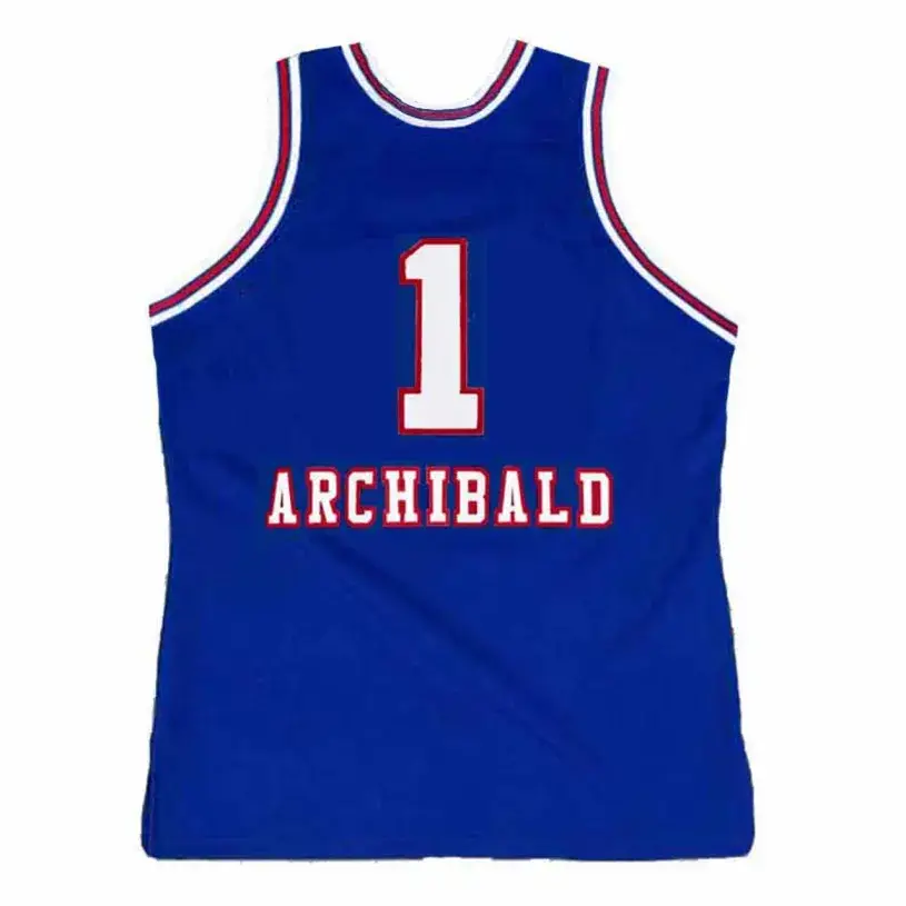 NATE ARCHIBALD Kansas City Kings 1975 Throwback NBA Basketball Jersey 