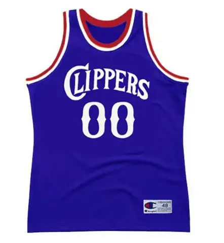 BENOIT BENJAMIN Los Angeles Clippers 1985 Throwback NBA Basketball Jersey