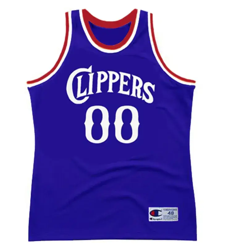 BENOIT BENJAMIN Los Angeles Clippers 1985 Throwback NBA Basketball Jersey
