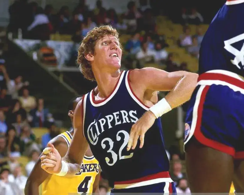 BILL WALTON Los Angeles Clippers 1984 Throwback NBA Basketball Jersey 