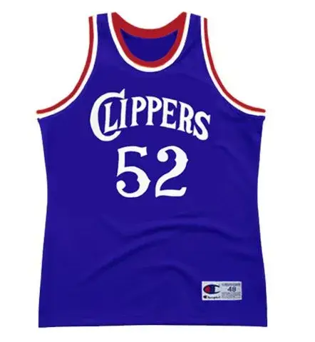 JAMAAL WILKES Los Angeles Clippers 1985 Throwback NBA Basketball Jersey