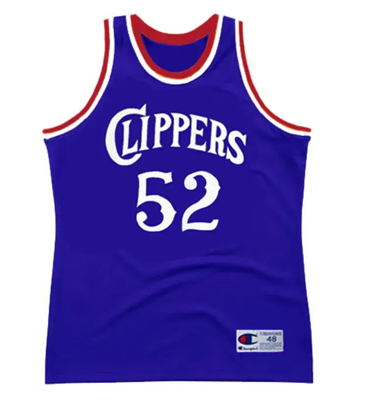 JAMAAL WILKES Los Angeles Clippers 1985 Throwback NBA Basketball Jersey