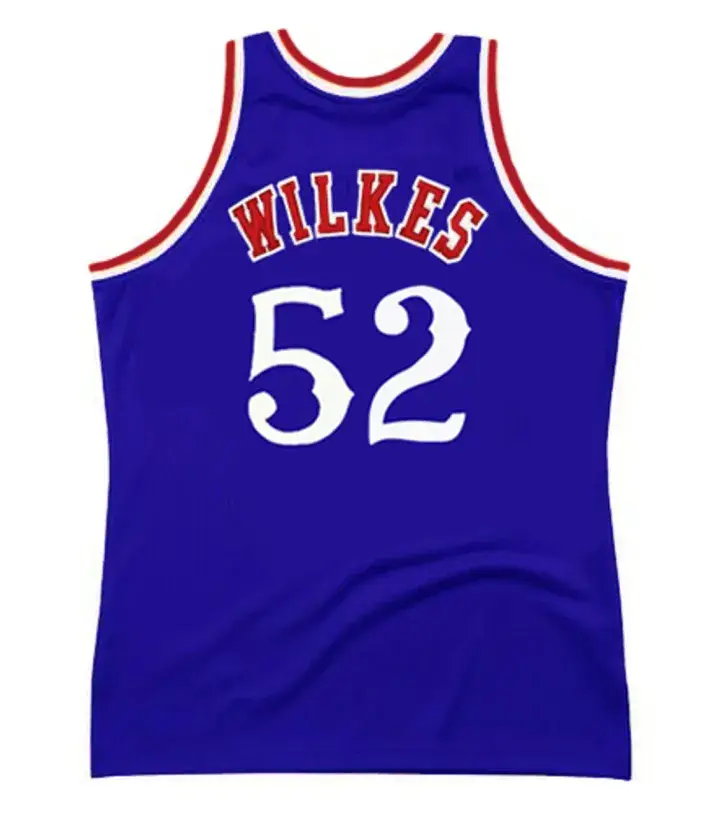 JAMAAL WILKES Los Angeles Clippers 1985 Throwback NBA Basketball Jersey 