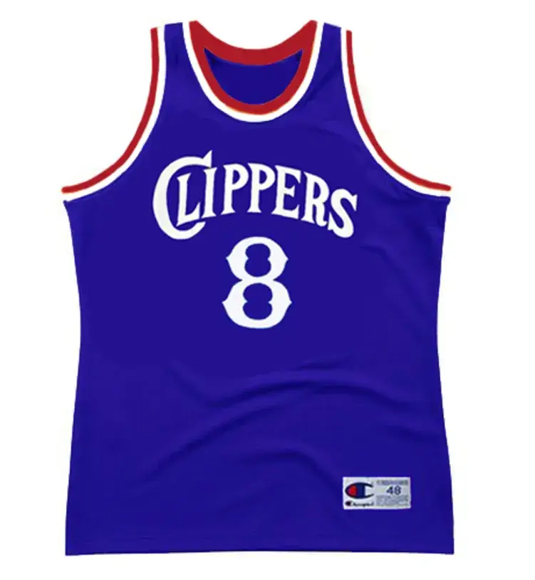 MARQUES JOHNSON Los Angeles Clippers 1985 Throwback NBA Basketball Jersey