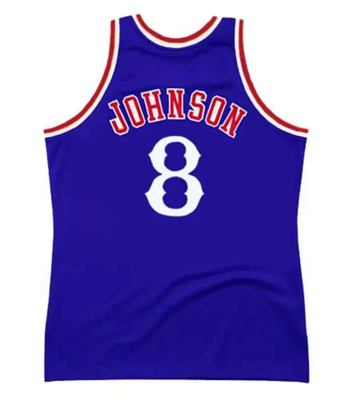 MARQUES JOHNSON Los Angeles Clippers 1985 Throwback NBA Basketball Jersey 