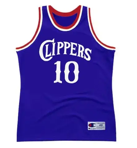 NORM NIXON Los Angeles Clippers 1984 Throwback NBA Basketball Jersey