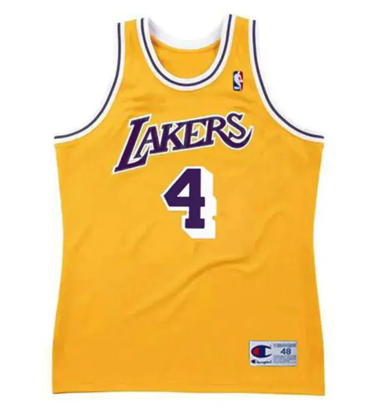BYRON SCOTT Los Angeles Lakers 1987 Home Throwback NBA Basketball Jersey