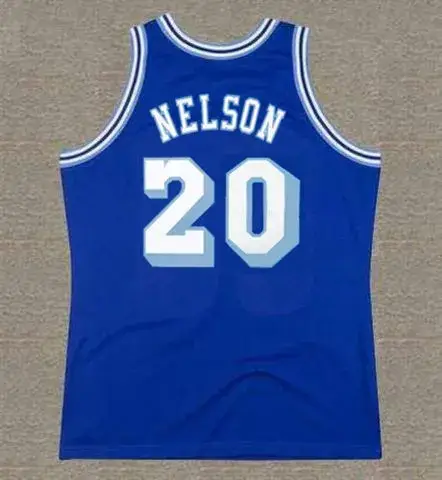 DON NELSON Los Angeles Lakers 1960’s Throwback NBA Basketball Jersey 