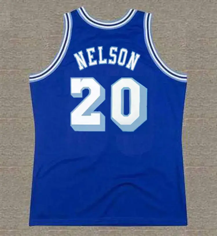 DON NELSON Los Angeles Lakers 1960’s Throwback NBA Basketball Jersey 