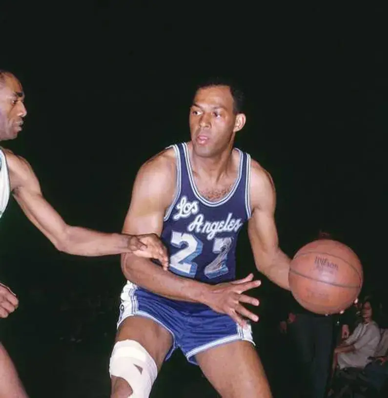 ELGIN BAYLOR Los Angeles Lakers 1960’s Throwback NBA Basketball Jersey 