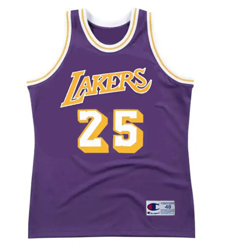 GAIL GOODRICH Los Angeles Lakers 1973 Away Throwback NBA Basketball Jersey