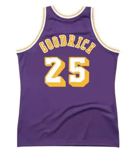 GAIL GOODRICH Los Angeles Lakers 1973 Away Throwback NBA Basketball Jersey 