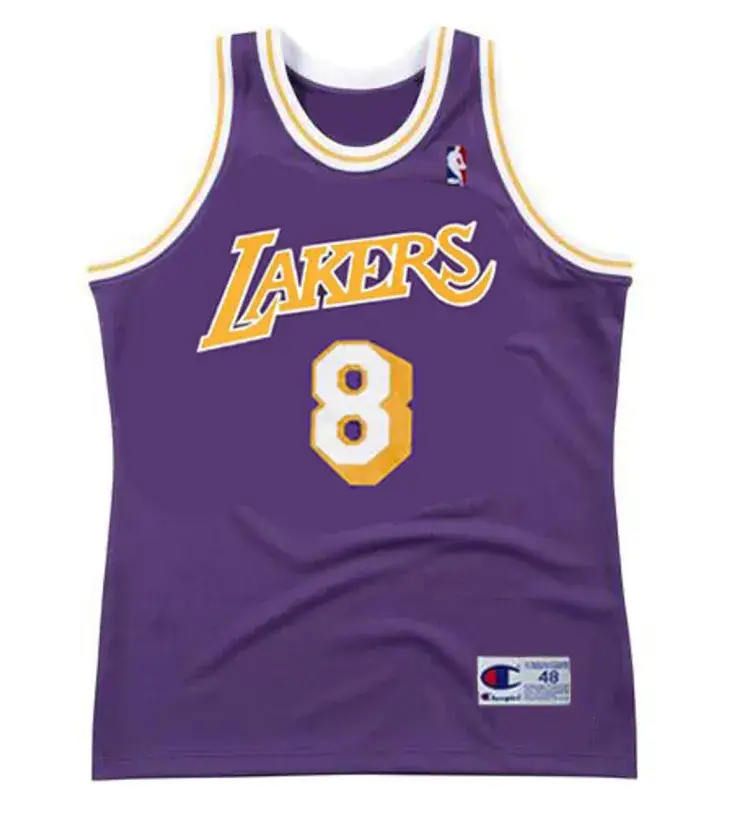 KOBE BRYANT Los Angeles Lakers 1997 Away Throwback NBA Basketball Jersey